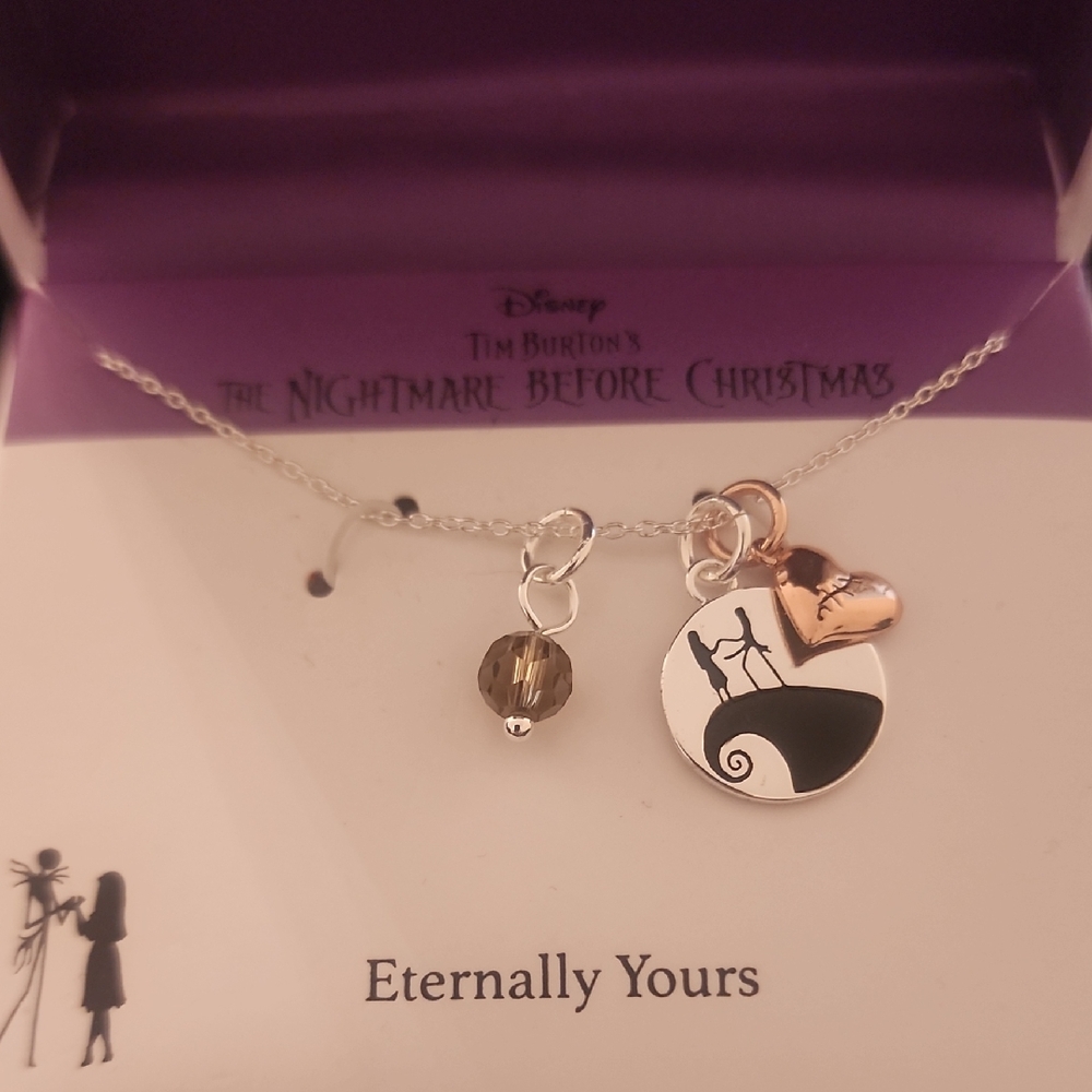 Disney Silver and Gold Heart Necklace